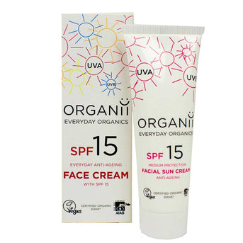 Organii  SPF15 Anti Ageing Facial Sun Cream