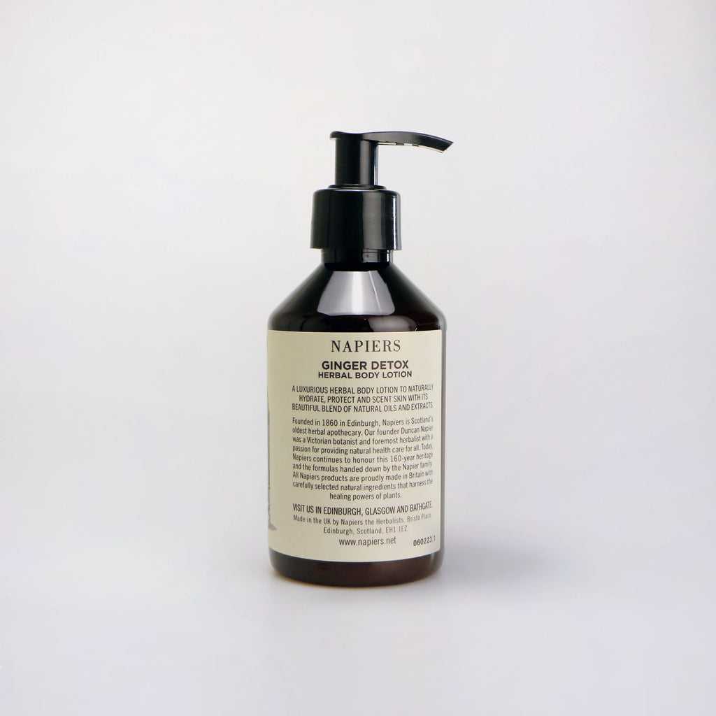 Napiers Ginger Detox Herbal Body Lotion - Napiers