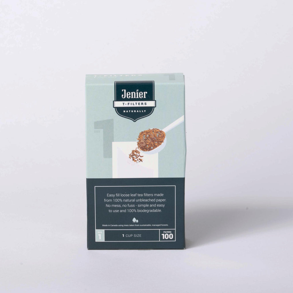 Jenier Tea Filters - Size 1 100 Filters - Napiers