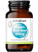Viridian Organic Black Seed 450mg Capsules - Napiers