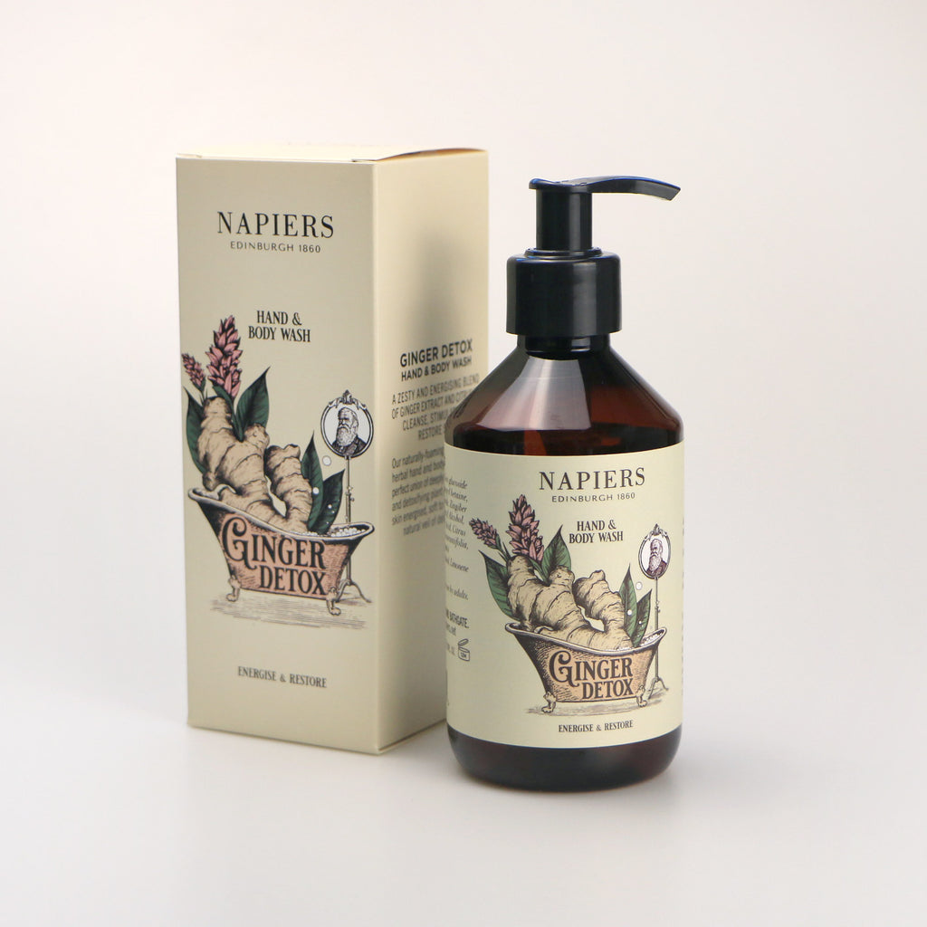 Napiers Ginger Detox Hand and Body Wash - Napiers