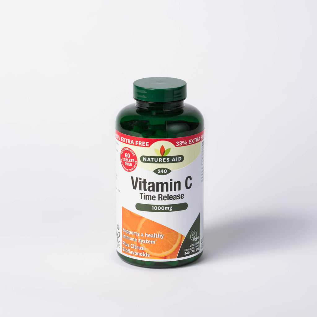 Natures Aid Vitamin C Time Release 1000mg - 240 Tablets - Napiers