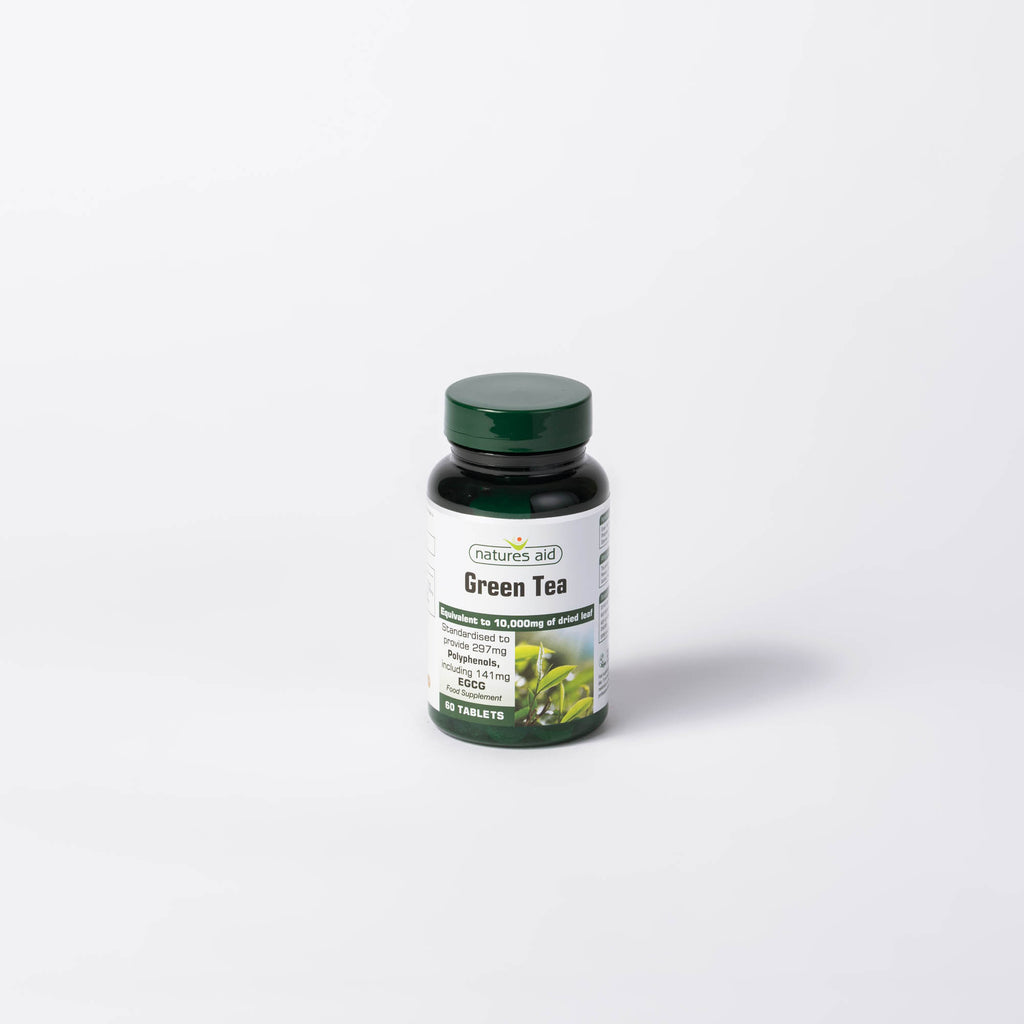 Natures Aid Green Tea - 60 Tablets - Napiers