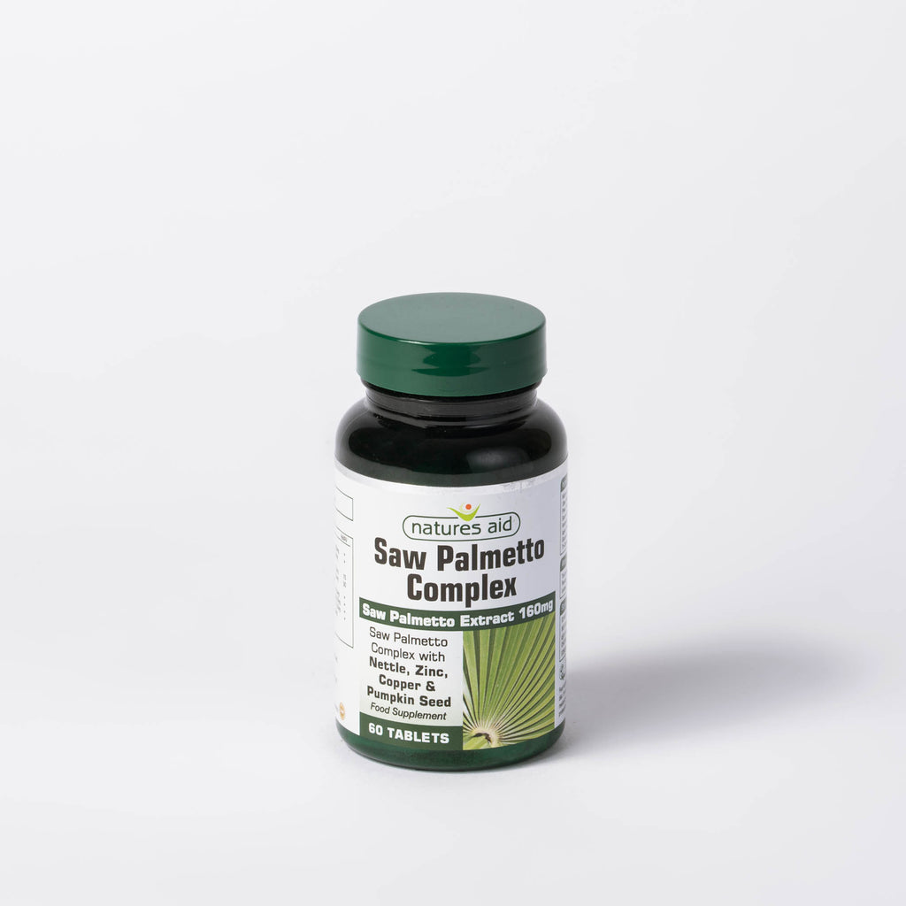 Natures Aid Saw Palmetto Complex - 60 Tablets - Napiers