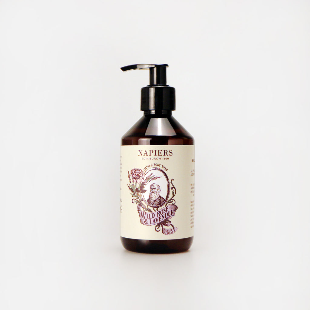 Napiers Wild Rose & Lavender Hand and Body Wash - Napiers