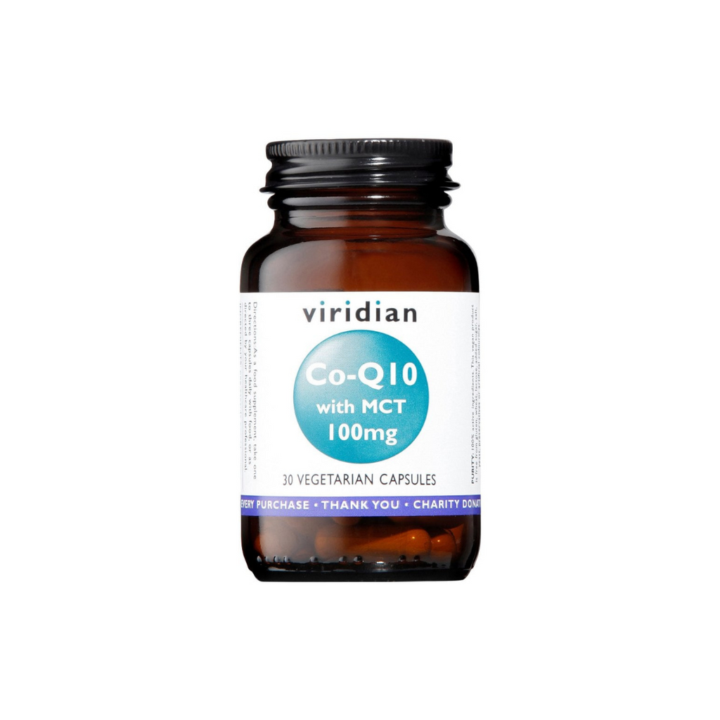 Viridian Co-Q10 with MCT 100mg 60caps - Napiers