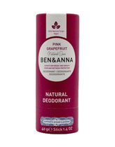 Ben & Anna - Pink Grapefruit Deodorant 40g - Napiers