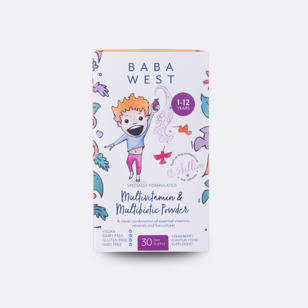 Baba West Multivitamin & Multibiotic Powder For 1-12 Years - Napiers