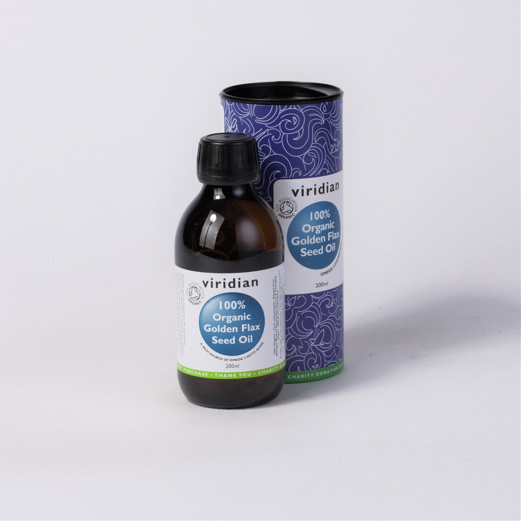 Viridian 100% Organic Golden Flaxseed Oil - Napiers