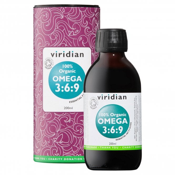 Viridian Organic Omega 3:6:9 Oil 200ml - Napiers